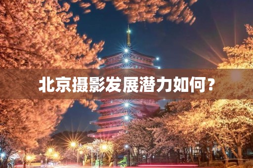 北京摄影发展潜力如何？