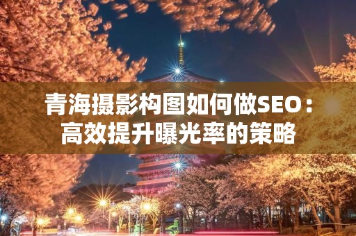 青海摄影构图如何做SEO：高效提升曝光率的策略
