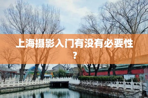 上海摄影入门有没有必要性？