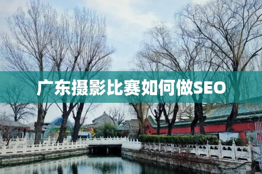 广东摄影比赛如何做SEO