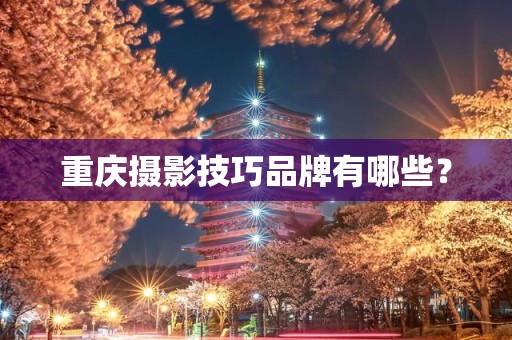 重庆摄影技巧品牌有哪些？