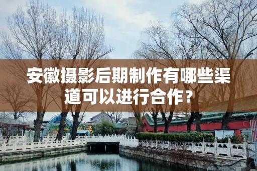 安徽摄影后期制作有哪些渠道可以进行合作？