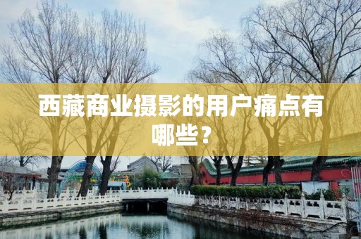 西藏商业摄影的用户痛点有哪些？