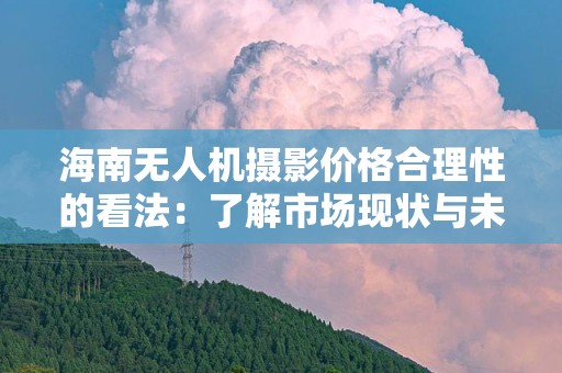 海南无人机摄影价格合理性的看法：了解市场现状与未来趋势