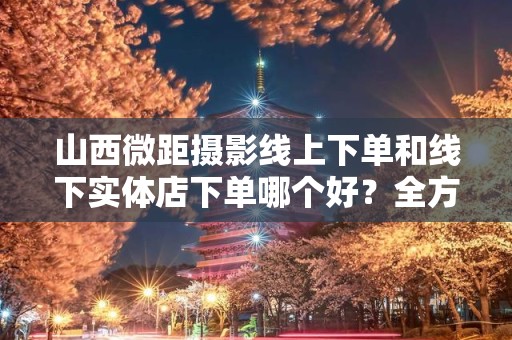 山西微距摄影线上下单和线下实体店下单哪个好？全方位分析