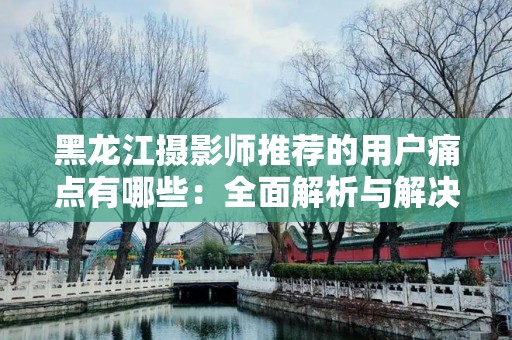 黑龙江摄影师推荐的用户痛点有哪些：全面解析与解决方案