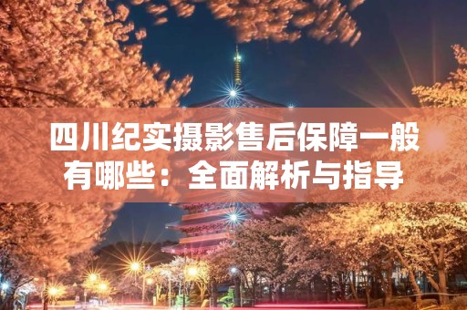 四川纪实摄影售后保障一般有哪些：全面解析与指导