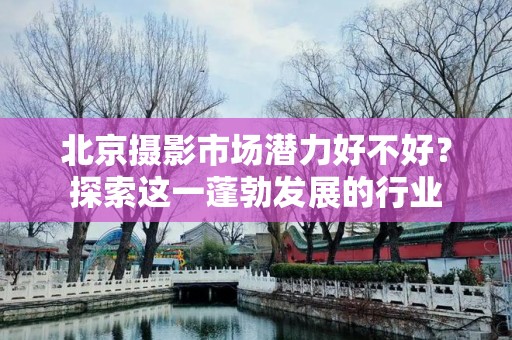 北京摄影市场潜力好不好？探索这一蓬勃发展的行业